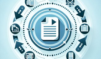 Panduan lengkap penukaran PDF menunjukkan format fail berbeza dan pilihan penukaran