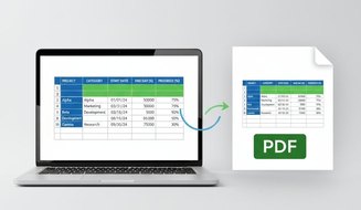 How to convert Excel tables to PDF without losing formatting - complete guide