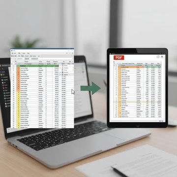 How to convert Excel tables to PDF without losing formatting - complete guide