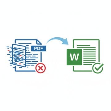 Step-by-step guide to convert PDF to Word without losing formatting