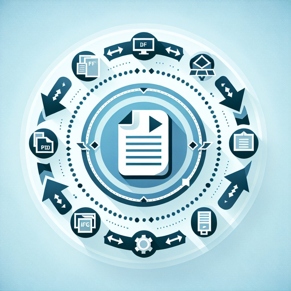 Ultimate guide to PDF conversion showing different file formats and conversion options