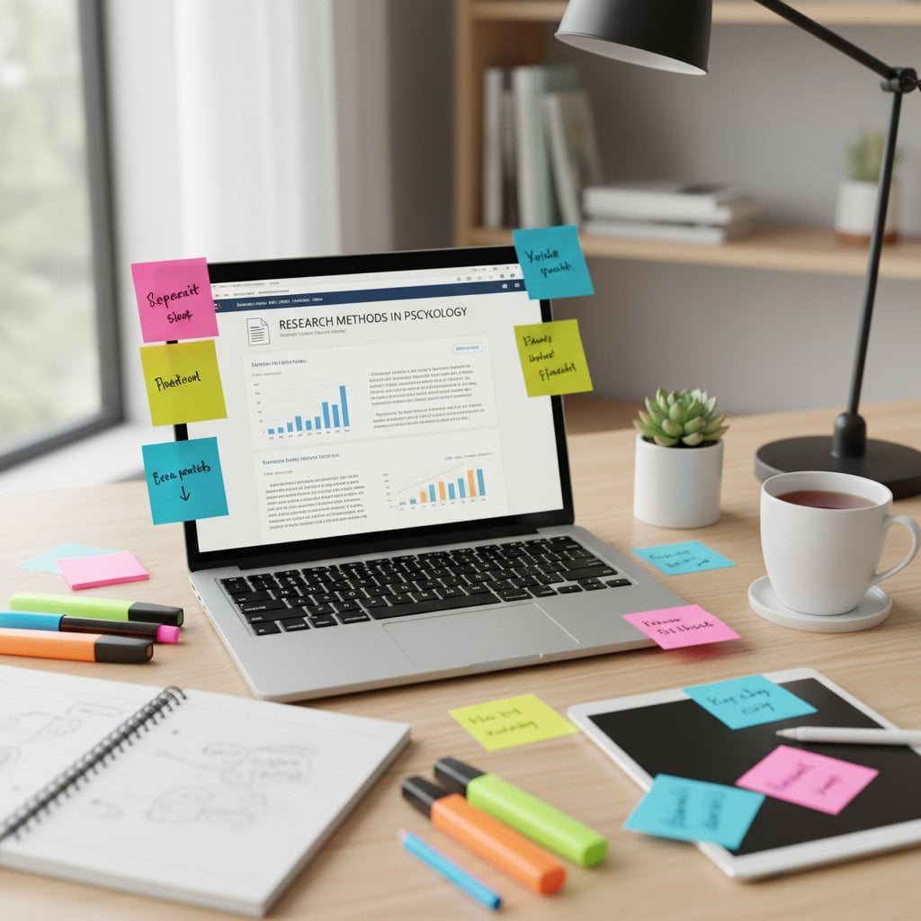 Pelajar menggunakan alat editor PDF percuma untuk menyusun bahan kajian dan tugasan