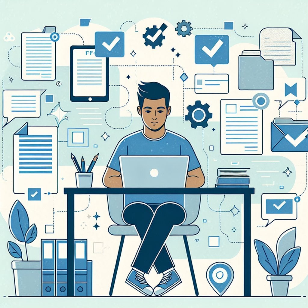 Students using PDF workflow tools to organize assignments and notes efficiently