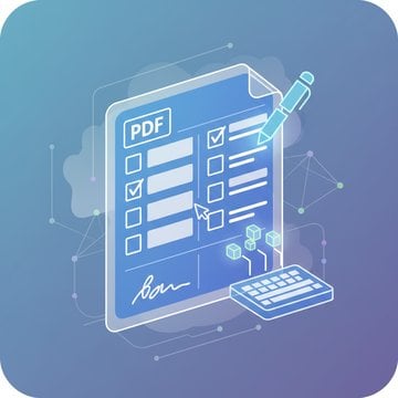 Tres tipos de PDF comparados: PDF rellenable con campos editables, PDF plano con texto bloqueado y PDF interactivo con casillas y botones