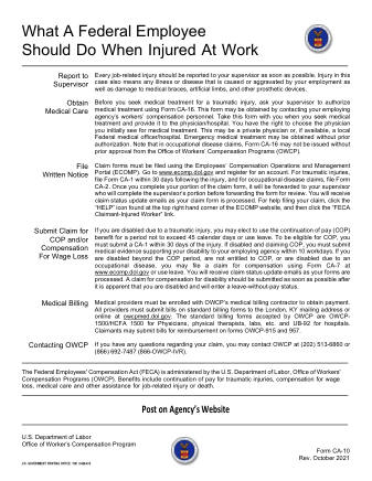 DOL Form CA 10
