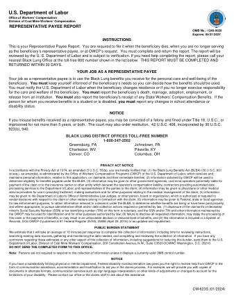 DOL Form CM 623S