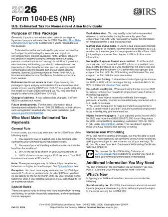 IRS Form 1040ESN