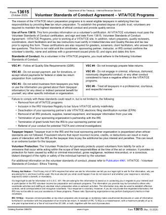 IRS Form 13615
