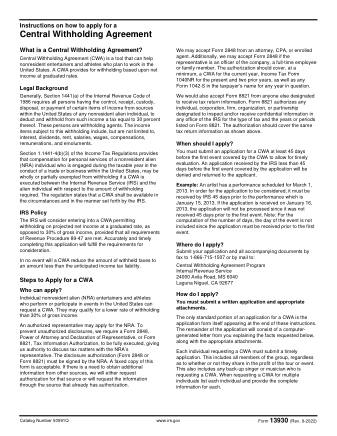 IRS Form 13930