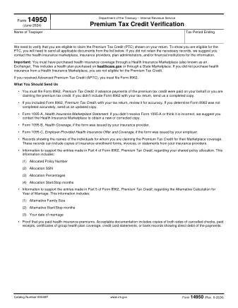IRS Form 14950