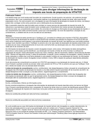 IRS Form 15080PT