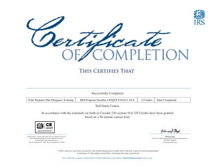 IRS Form 15200