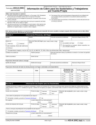 IRS Form 433AOIS