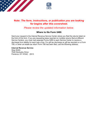 IRS Form 5495