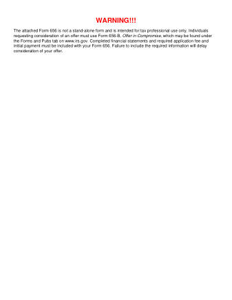 IRS Form 656
