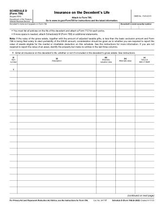 IRS Form 706SD