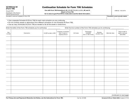 IRS Form 706SW