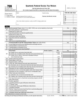 IRS Form 720
