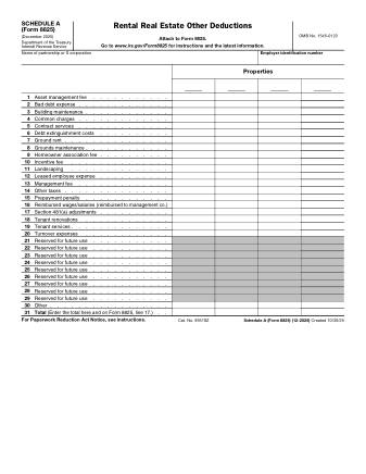 IRS Form 8825SA