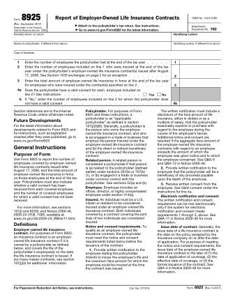 IRS Form 8925