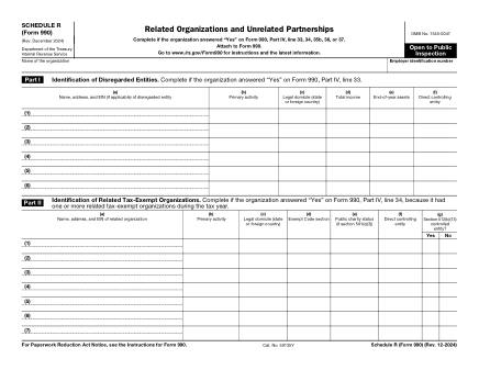 IRS Form 990SR