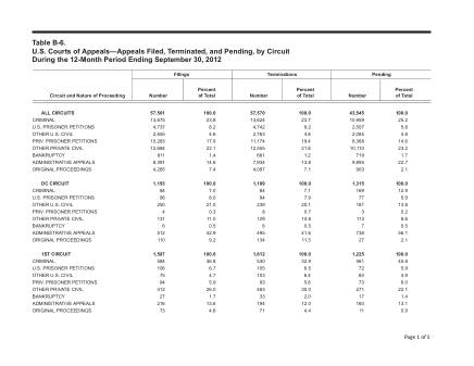 US Courts Form B06SEP12