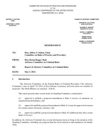 US Courts Form CR05 2014