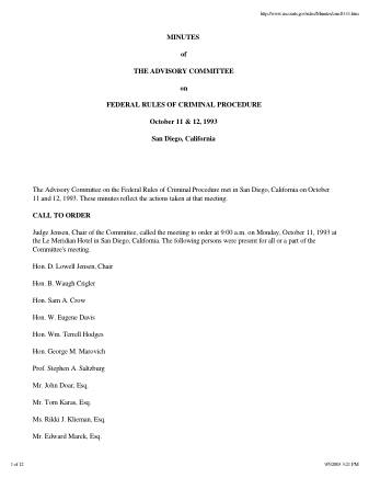 US Courts Form CR1093