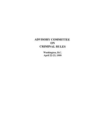 US Courts Form CR1999 04