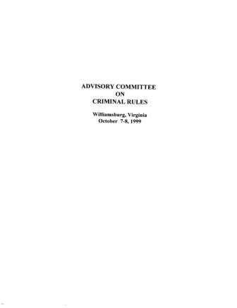 US Courts Form CR1999 10