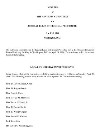 US Courts Form CR4 2996