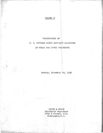 US Courts Form CV11 1935 MIN VOL6