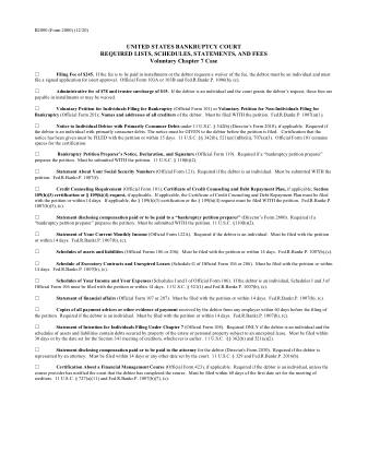 US Courts Form FORM 2000 1220 0