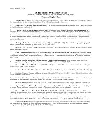 US Courts Form FORM 2000 1224