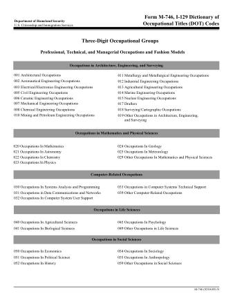 USCIS Form M-746